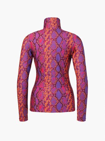 Mikina Goldbergh Fiesta Ski Pully Snake Pink