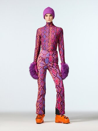 Mikina Goldbergh Fiesta Ski Pully Snake Pink