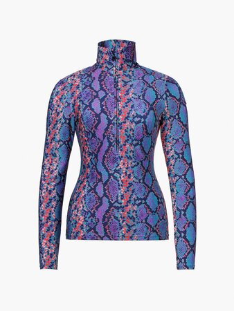 Mikina Goldbergh Fiesta Ski Pully Snake Turchese