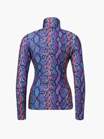 Mikina Goldbergh Fiesta Ski Pully Snake Turchese