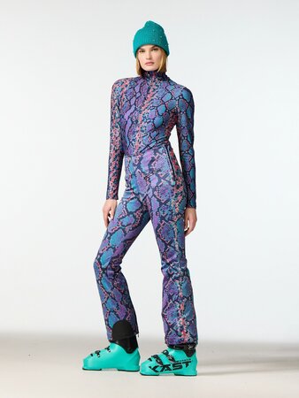 Mikina Goldbergh Fiesta Ski Pully Snake Turchese