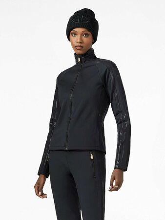 Mikina Goldbergh Finish Full Zip Cardigan Black