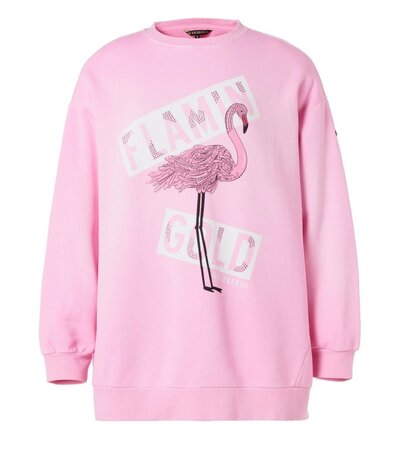 Mikina Goldbergh Flamazing Sweater Miami Pink