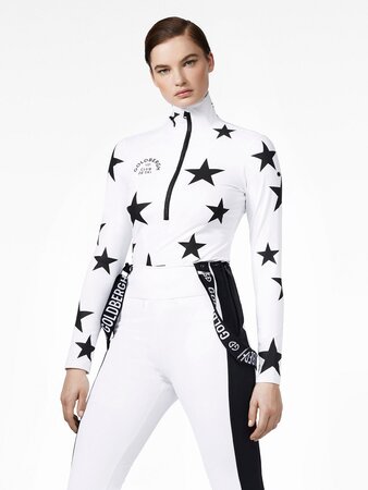 Mikina Goldbergh Galactique Ski Pully White/Black