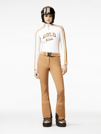 Mikina Goldbergh Goblet Ski Pully White/Gold