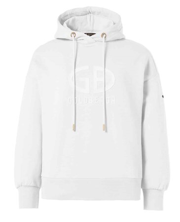 Mikina Goldbergh Harvard Hooded White Mikina Goldbergh Harvard Hooded White