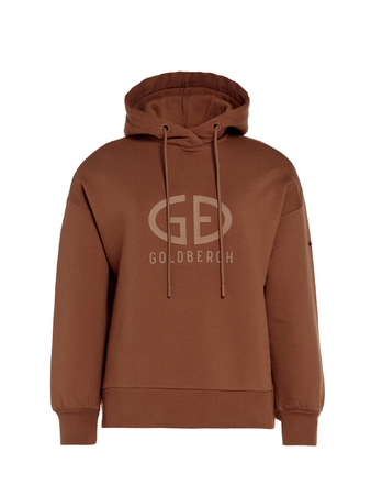 Mikina Goldbergh Harvard Hooded Sweater Mocha