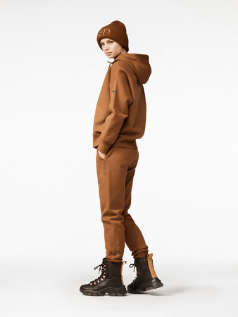 Mikina Goldbergh Harvard Hooded Sweater Mocha