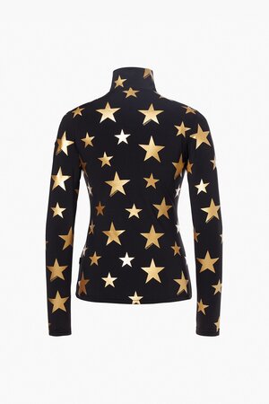 Mikina Goldbergh Hikari Ski Pully Black/Gold