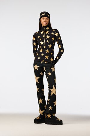 Mikina Goldbergh Hikari Ski Pully Black/Gold