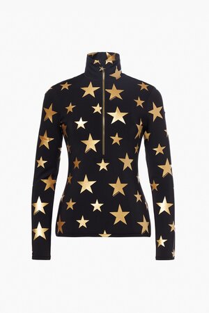 Mikina Goldbergh Hikari Ski Pully Black/Gold