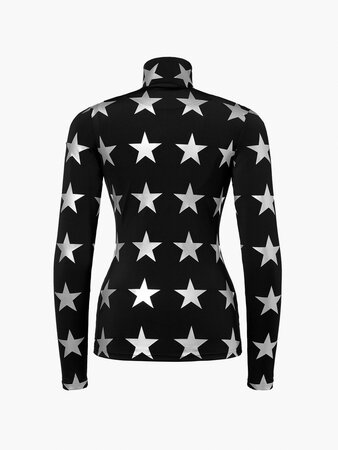 Mikina Goldbergh Lunaria Ski Pully Black/Silver