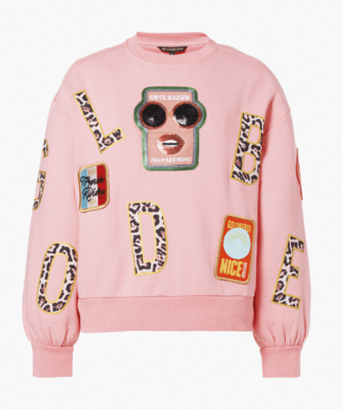 Mikina Goldbergh Piscine Sweater Salmon Rose Mikina Goldbergh Piscine Sweater Salmon Rose