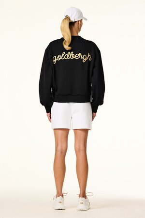 Mikina Goldbergh Port Sweater Black Mikina Goldbergh Port Sweater Black