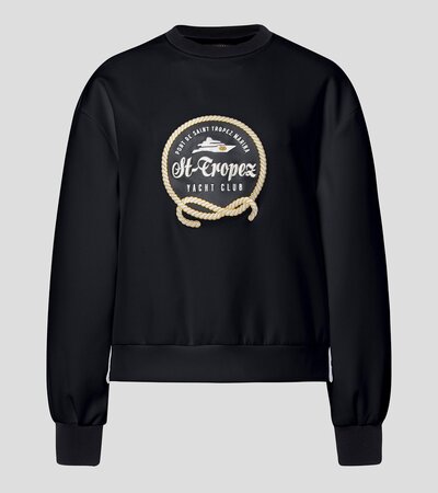 Mikina Goldbergh Port Sweater Black Mikina Goldbergh Port Sweater Black