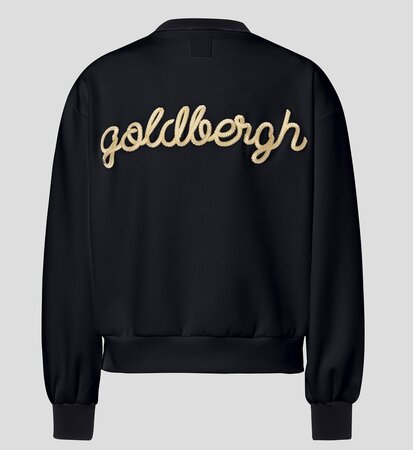 Mikina Goldbergh Port Sweater Black Mikina Goldbergh Port Sweater Black