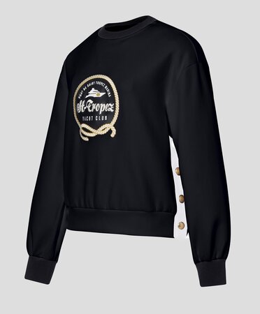 Mikina Goldbergh Port Sweater Black Mikina Goldbergh Port Sweater Black