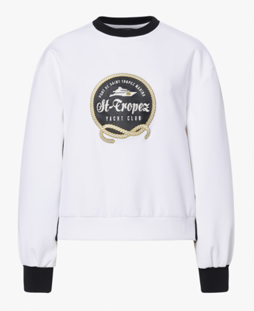Mikina Goldbergh Port Sweater White