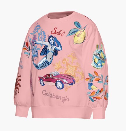 Mikina Goldbergh Seraphina Sweater Rosa