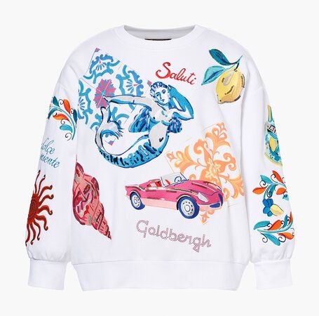 Mikina Goldbergh Seraphina Sweater White