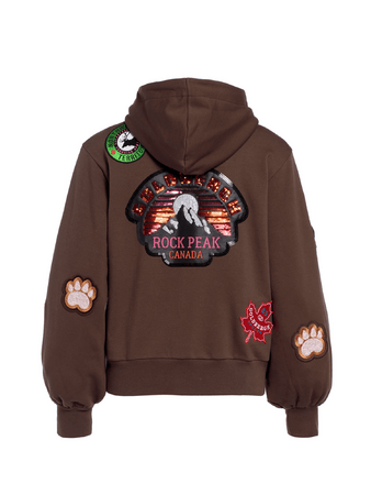 Mikina Goldbergh Stanley Hooded Sweater Army