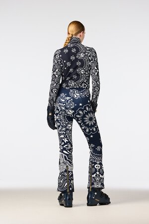 Mikina Goldbergh Toriko Ski Pully Bandana Paisley Blue