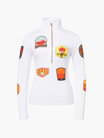 Mikina Goldbergh Triumph Ski Pully White