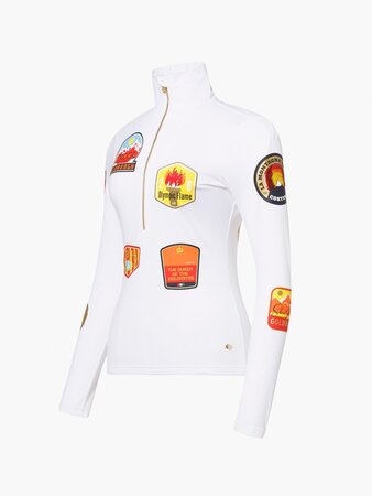 Mikina Goldbergh Triumph Ski Pully White