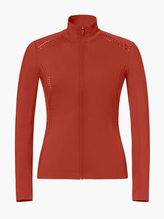 Mikina Goldbergh Veronique Zip Jacket Bronze Brown Mikina Goldbergh Veronique Zip Jacket Bronze Brown