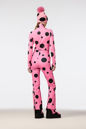 Mikina Goldbergh Yoto Ski Pully Dots Pink Cosmos