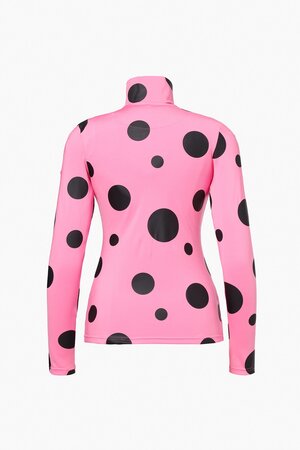 Mikina Goldbergh Yoto Ski Pully Dots Pink Cosmos