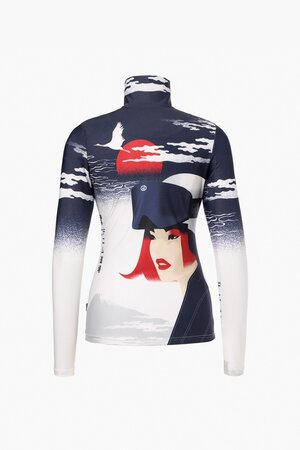 Mikina Goldbergh Yuki Ski Pully Denim Dojo Mads Berg