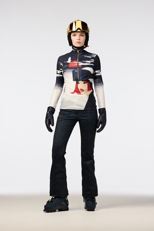 Mikina Goldbergh Yuki Ski Pully Denim Dojo Mads Berg