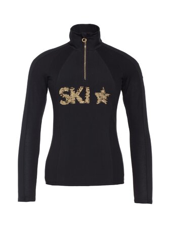 Mikina Goldbergh Davos Pully Black/Black