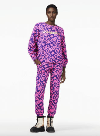 Mikina Goldbergh Star Sweater Forever Purple