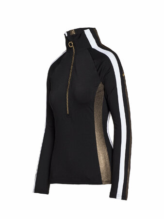 Mikina Goldbergh Glow Ski Pully Gold