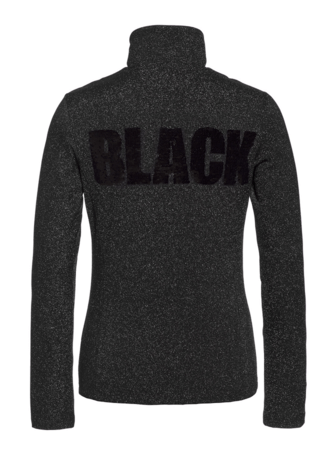Mikina Goldbergh Sparkle Ladies Knitted Pully Black