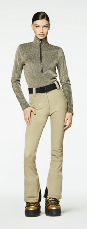 Mikina Goldbergh SPARKLE Ladies Knitted Pully Gold