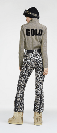 Mikina Goldbergh SPARKLE Ladies Knitted Pully Gold