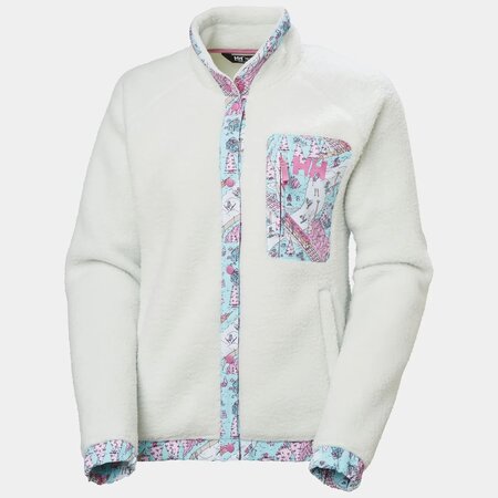 Mikina Helly Hansen W Imperial Pile Snap Seafoam Oslo Aop