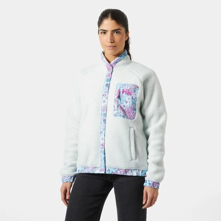 Mikina Helly Hansen W Imperial Pile Snap Seafoam Oslo Aop