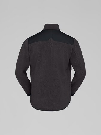 Mikina Norrona tamok warm³ Jacket Phantom/Caviar Black