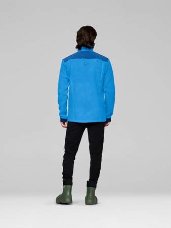 Mikina Norrona trollveggen warm³ Jacket Brilliant Blue/Dark Blue