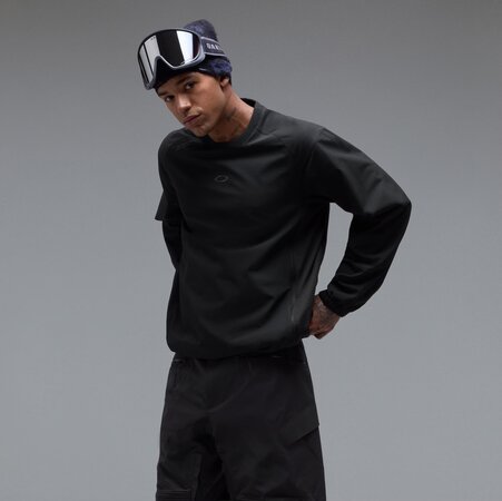 Mikina Oakley Bowls Alpha Crewneck Blackout