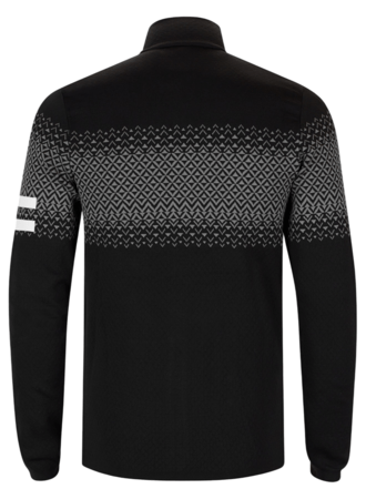 Mikina One More Sweater Full Zip Black/White