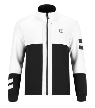 Mikina One more Tech Sweater Black/White/White Mikina One more Tech Sweater Black/White/White