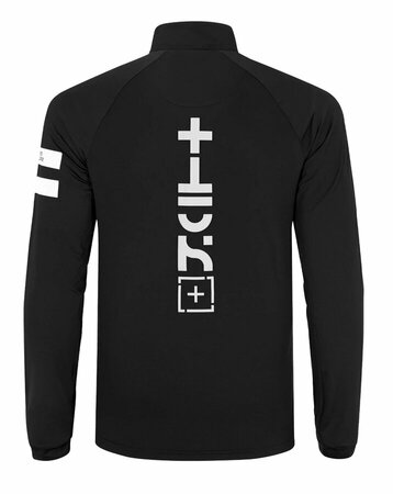 Mikina One more Turtleneck With Half Zip Explorer Black/Black/White 25/26