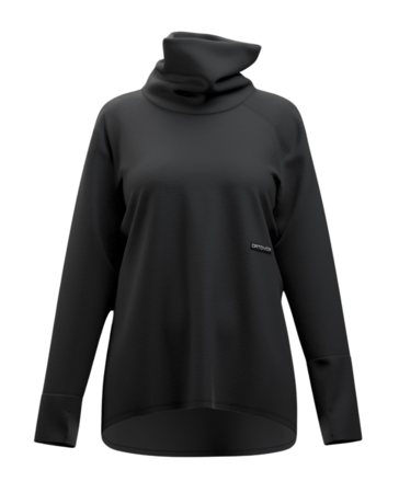 Mikina Ortovox Fleece Cord Longsleeve W Black Raven