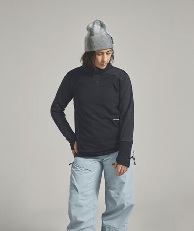 Mikina Ortovox Fleece Cord Longsleeve W Black Raven