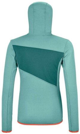 Dámska mikina Ortovox Fleece Grid Hoody W Ice Waterfall